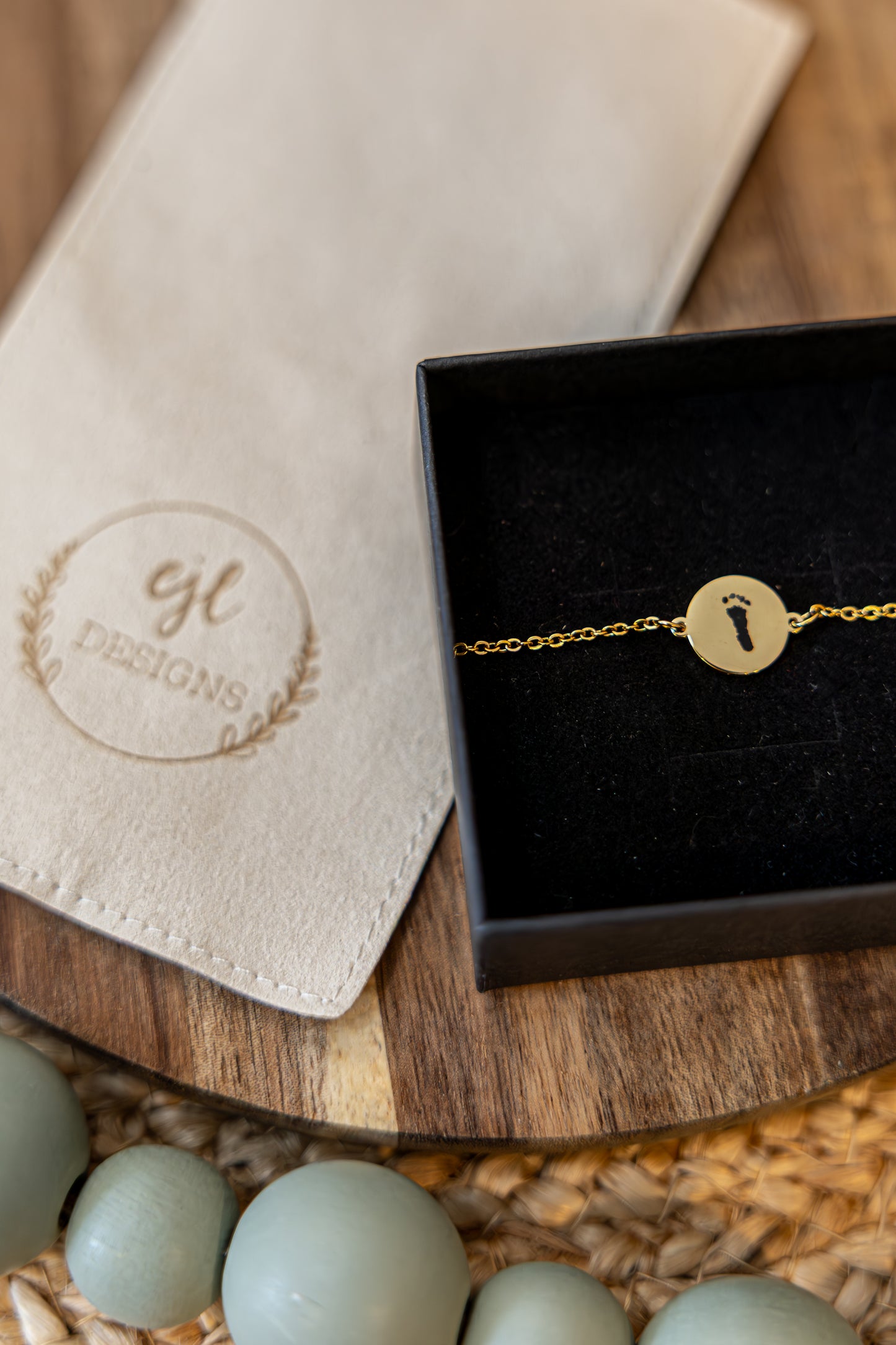 Footprint Bracelet