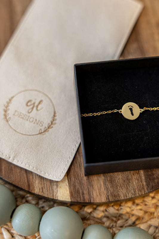 Footprint Bracelet