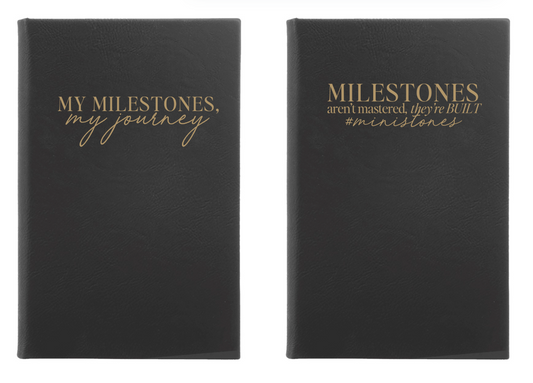 Milestones & Motherhood Leatherette Journal