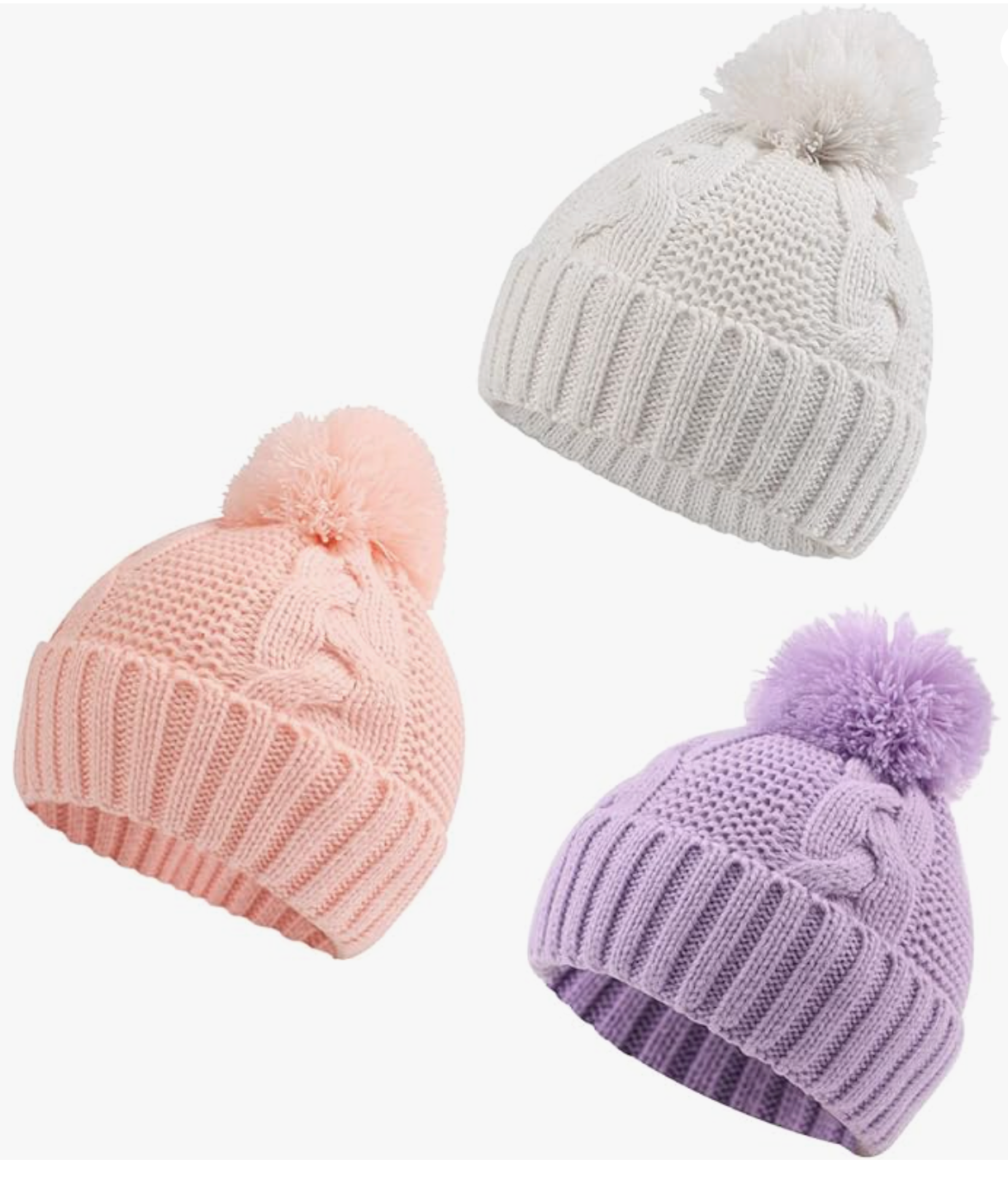 Baby & Toddler Personalized Winter Hats - Minimalist Tag