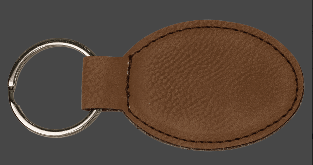 Handwritten Leather Keychain Keepsake