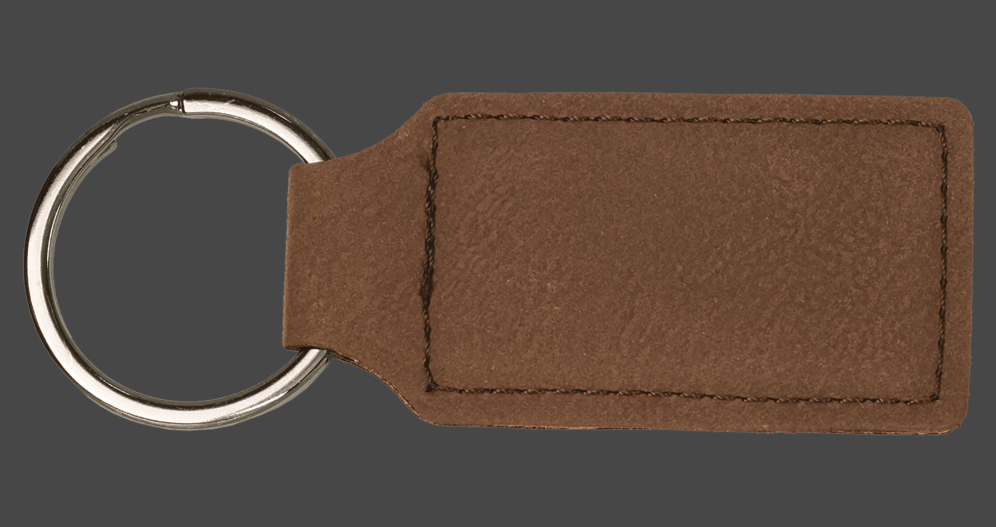 Handwritten Leather Keychain Keepsake