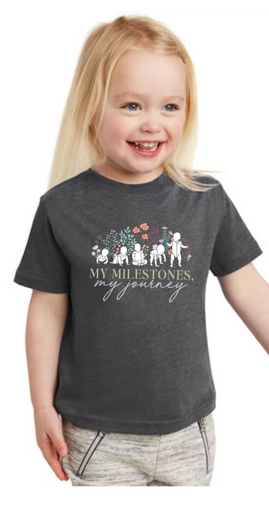 Milestones & Motherhood Toddler | Youth | Infant *Floral My Milestones My Journey*