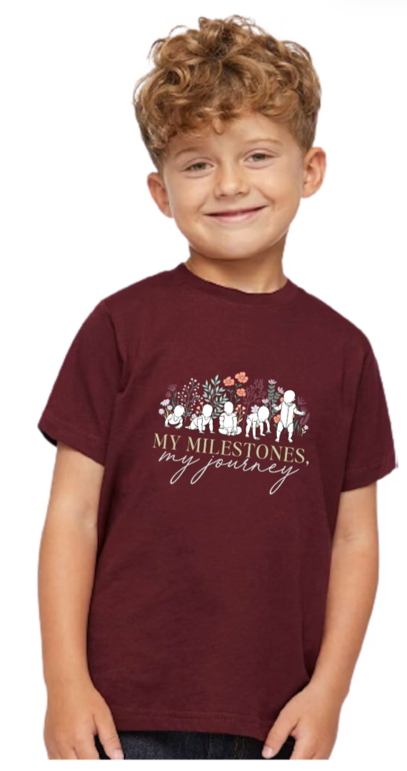 Milestones & Motherhood Toddler | Youth | Infant *Floral My Milestones My Journey*