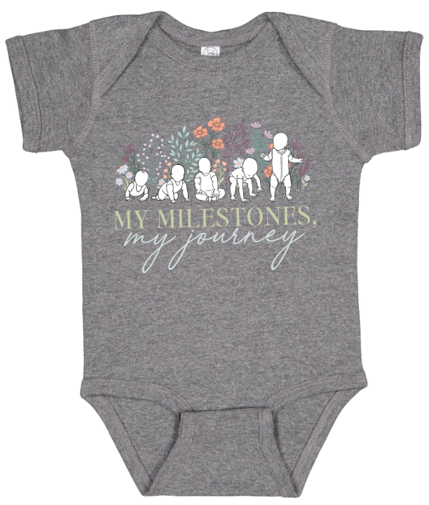 Milestones & Motherhood Toddler | Youth | Infant *Floral My Milestones My Journey*