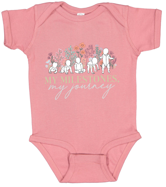 Milestones & Motherhood Toddler | Youth | Infant *Floral My Milestones My Journey*