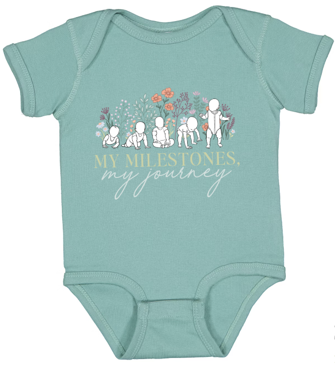 Milestones & Motherhood Toddler | Youth | Infant *Floral My Milestones My Journey*